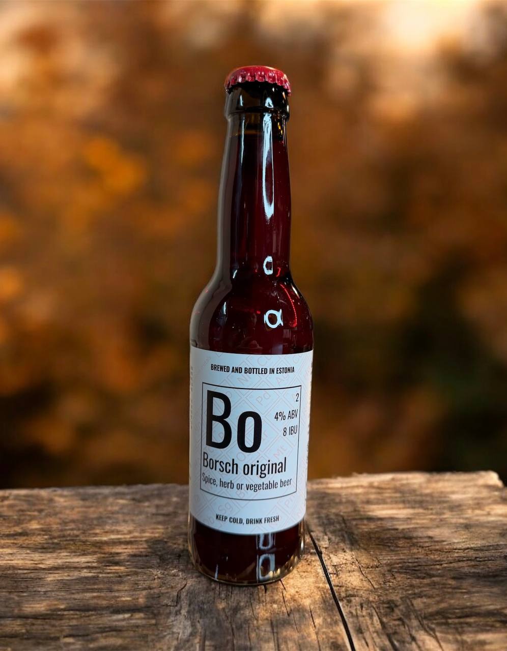 Пиво со вкусом борща 0.33л 